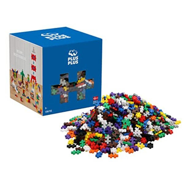 Bild 1 von Plus-Plus 9603320 Geniales Konstruktionsspielzeug, Open Play Basic, Bausteine-Set, 1200 Teile