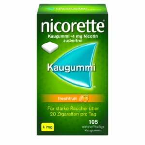 nicorette Kaugummi 4 mg freshfruit 105  St