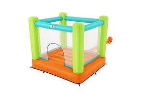 Bestway H2OGo! Jump And Soar Hüpfburg für Kinder, PVC& Polyester, 1.94 x 1.75 x 1.70 m, inkl.  Aufbewahrungstasche, mehrfarbig