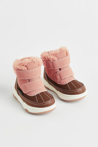H&M Wasserdichte Sneaker Rosa/Braun, Stiefel in Größe 25. Farbe: Pink/brown