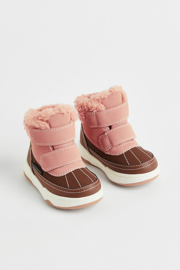 Bild 1 von H&M Wasserdichte Sneaker Rosa/Braun, Stiefel in Größe 25. Farbe: Pink/brown