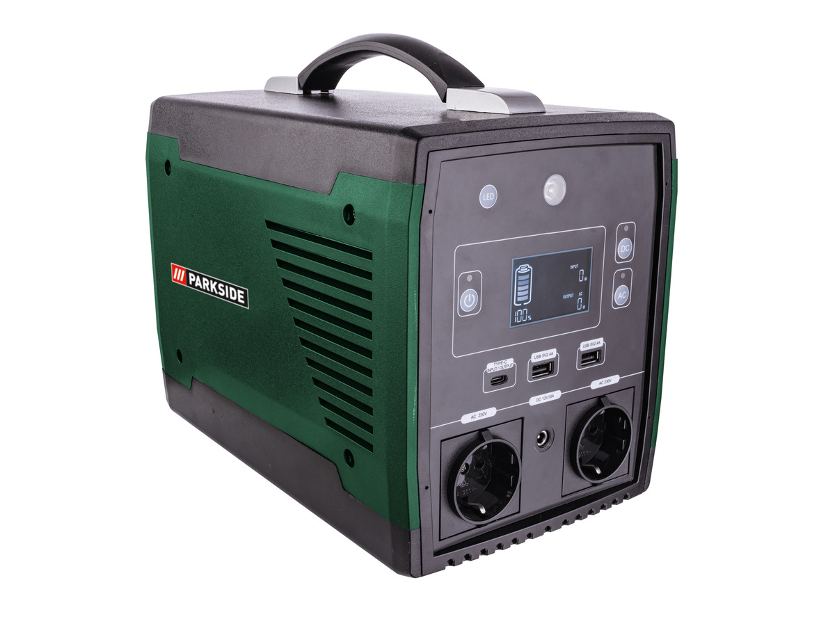 Bild 1 von PARKSIDE® Solargenerator »PSGE-500-A1«, 41.600 mAh, tragbar