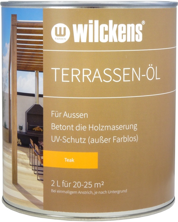 Bild 1 von WILCKENS Terrassen-Öl - ca. 2 Liter, Teak