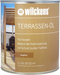 WILCKENS Terrassen-Öl - ca. 2 Liter, Bangkirai