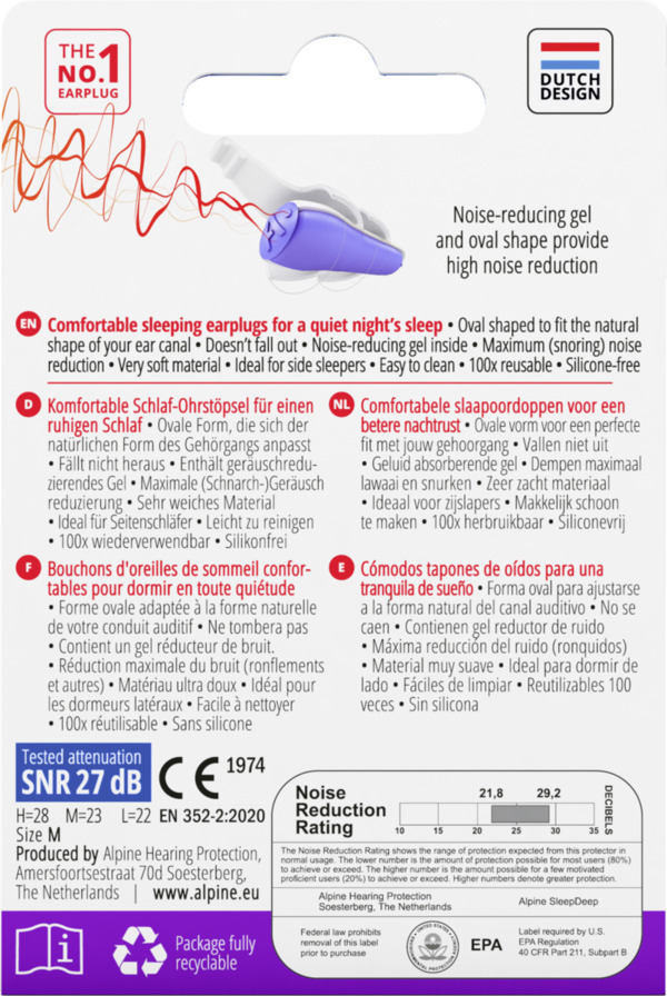 Bild 2 von Alpine SleepDeep Ohrstöpsel Gr. M/L
