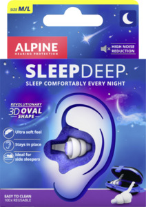 Alpine SleepDeep Ohrstöpsel Gr. M/L