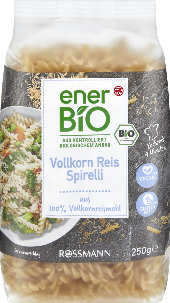 enerBiO Vollkorn Reis Spirelli von ROSSMANN für 1,69 € ansehen!