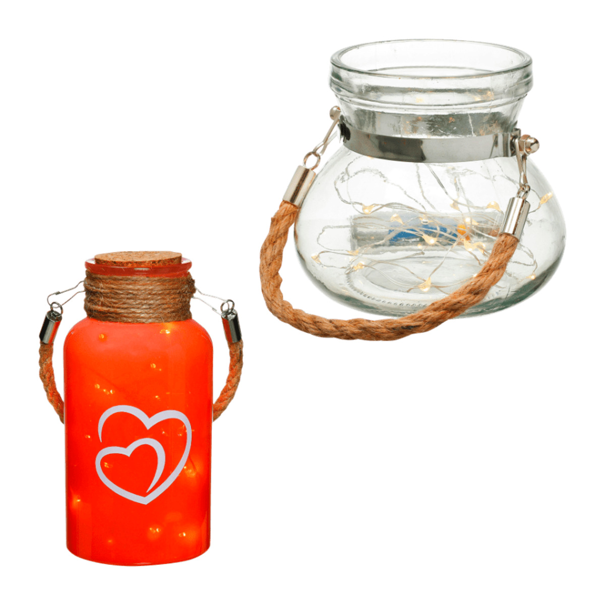 Bild 1 von LIGHTZONE Dekoglas mit Lichterkette