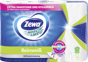 Zewa Wisch & Weg Reinweiß Haushaltstücher