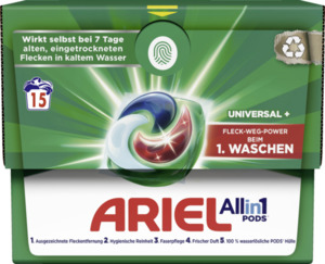 Ariel All-in-1 Pods Vollwaschmittel Universal 15 WL