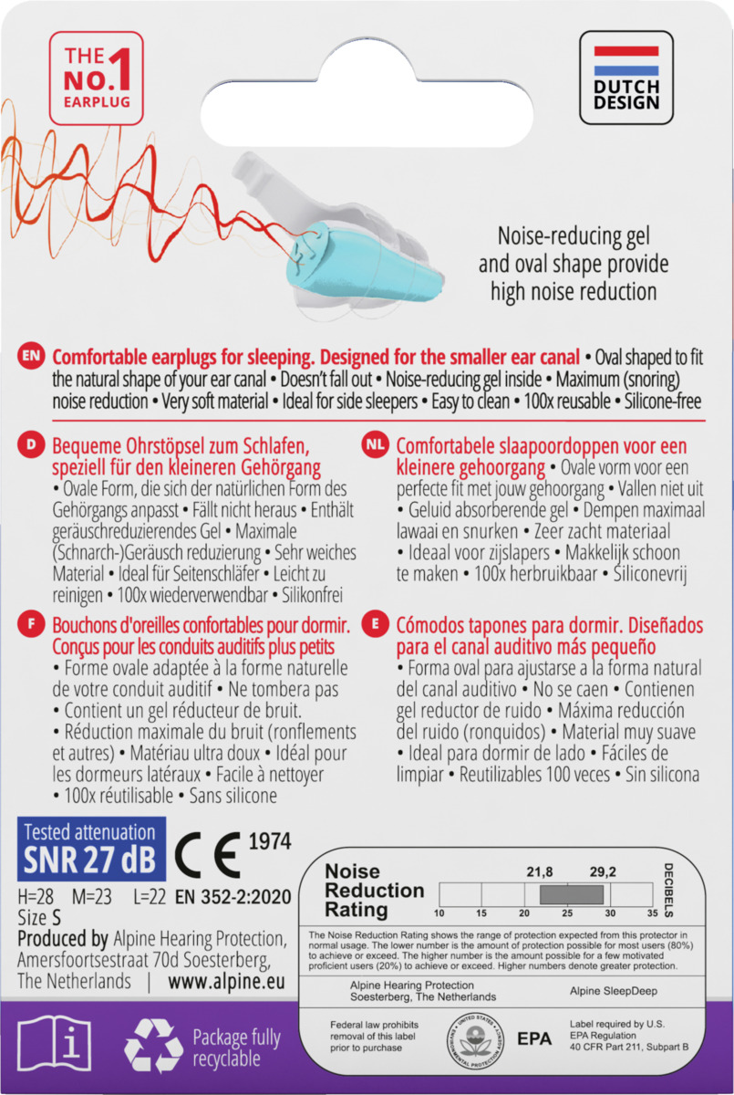 Bild 2 von Alpine SleepDeep Ohrenstöpsel Gr. S