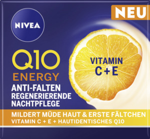NIVEA Q10 Energy Anti-Falten Regenerierende Nachtpflege