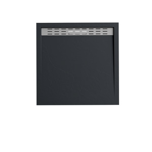 VEROSAN+ Duschwanne schwarz matt  90 x 90 cm