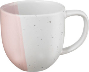 Dekorieren & Einrichten Kaffeebecher Steingut rosa-weiß