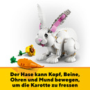 Bild 3 von LEGO Creator 31133 Weißer Hase Bausatz, Mehrfarbig