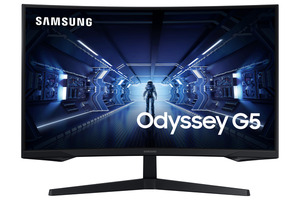SAMSUNG Odyssey G5 (C32G54TQBU) 32 Zoll WQHD Gaming Monitor (1 ms Reaktionszeit, 144 Hz)