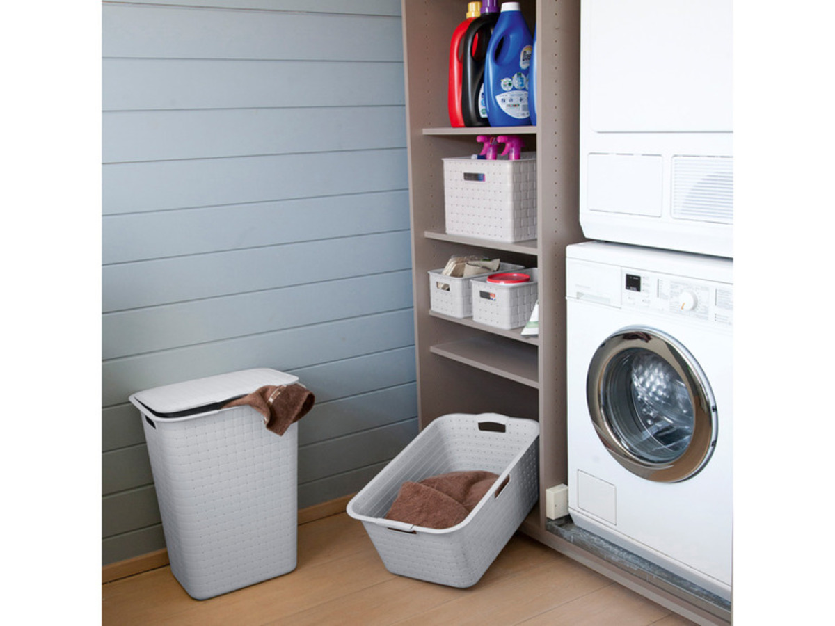 Bild 4 von Curver Wäschebox, 48 l, mit Klappdeckel und seitlichen Griffen