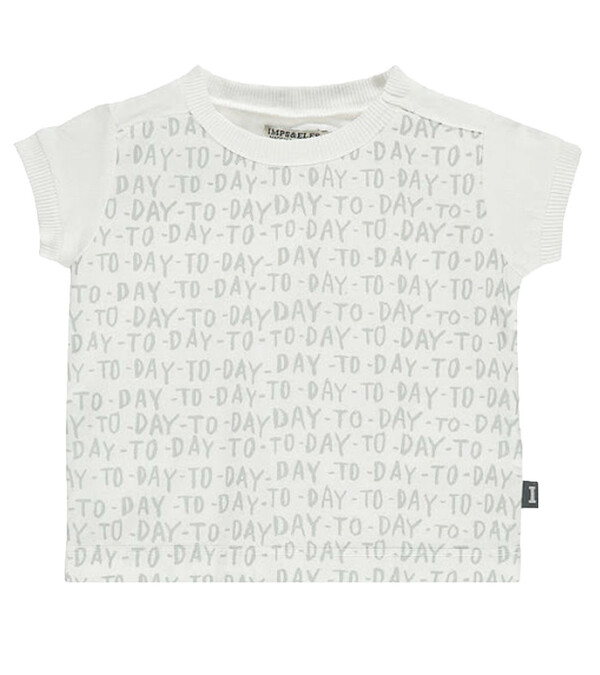 Bild 1 von IMPS&ELFS niedliches Kinder T-Shirt mit coolem Print Rundhals-Ausschnitt  Grau