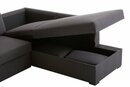 Bild 4 von Schlafsofa mit Chaiselongue BEDSTED grau