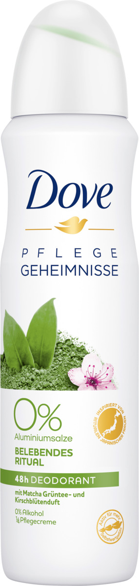 Bild 1 von Dove Deospray Pflegegeheimnisse Matcha Grüntee & Kirschblüten