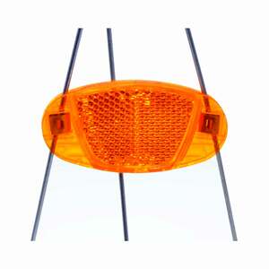 Fahrrad-Speichenreflektor orange 2 Stück