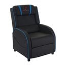 Bild 1 von Fernsehsessel MCW-D68, Relaxsessel TV-Sessel Gaming-Sessel, Kunstleder ~ schwarz/blau