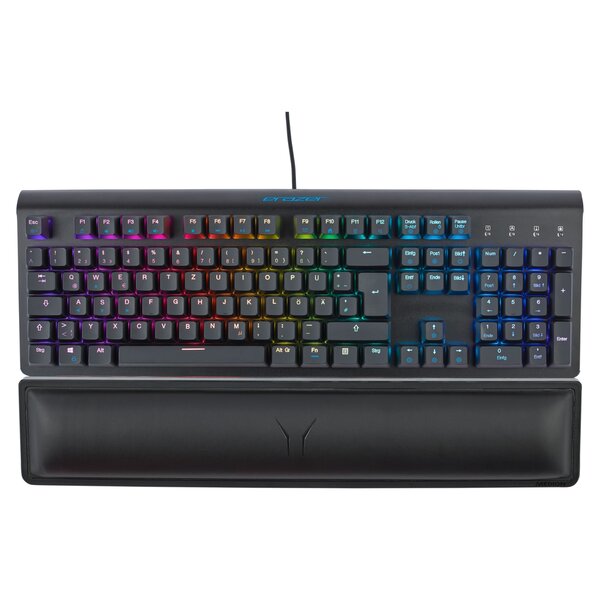 Bild 1 von MEDION ERAZER® Supporter X11 mechanische Gaming Tastatur, extrem langlebige Outemu Switches, 100% Anti-Ghosting, RGB-Hintergrundbeleuchtung, hochwertige Aluminium Oberfläche (B-Ware)