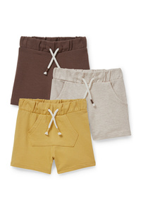 C&A Multipack 3er-Baby-Shorts, Gelb, Größe: 68