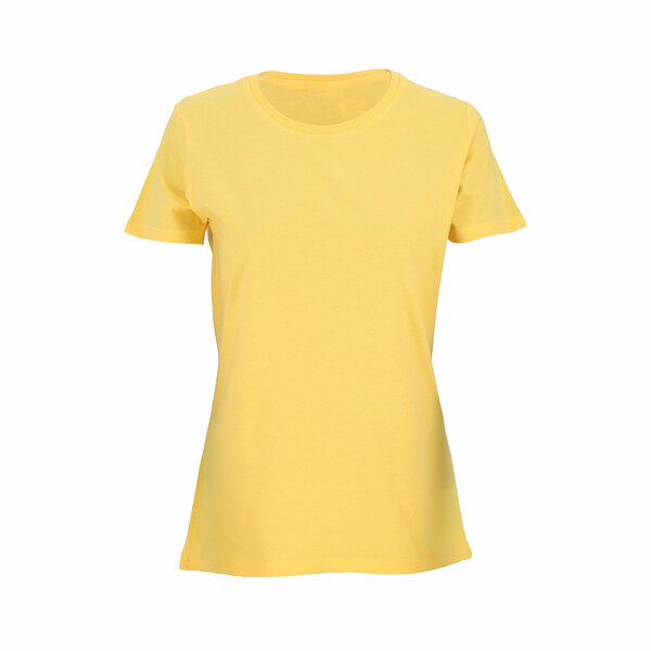 Bild 1 von T-Shirt Damen Vorder- oder Rückseite individuell bedruckbar, 100 % Baumwolle, Rundhals