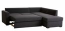 Bild 3 von Schlafsofa mit Chaiselongue BEDSTED grau