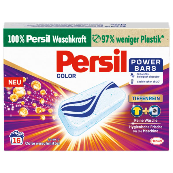 Bild 1 von Persil Colorwaschmittel Color Power Bars 472g, 16WL