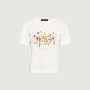 T-Shirt aus GOTS-zertifizierter Bio-Baumwolle mit Botanic-Print