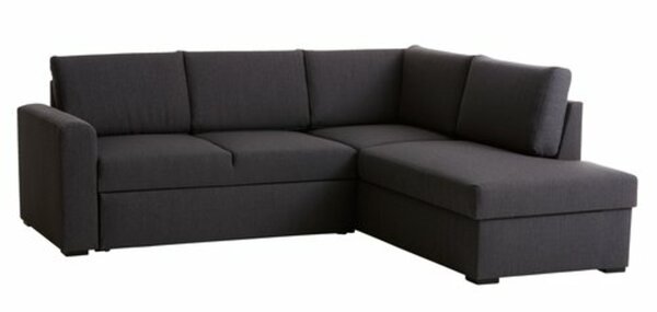 Bild 1 von Schlafsofa mit Chaiselongue BEDSTED grau