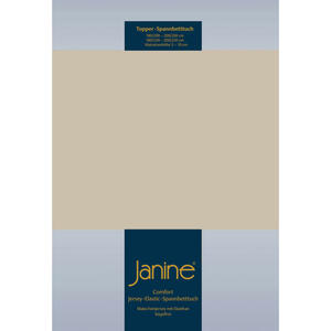 Janine TOPPER-SPANNBETTTUCH Natur, Sand, Beige