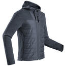 Bild 1 von Sweatjacke Herren Hybridjacke Wandern mit Kapuze - NH100 schwarz