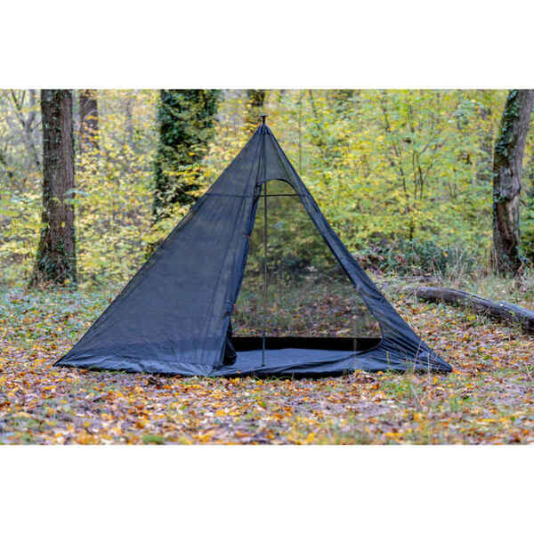 Bild 1 von Moskitonetz Tipi Bushcraft Camping schwarz