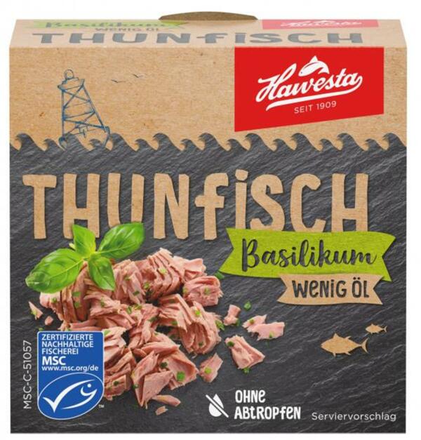 Bild 1 von Hawesta Thunfisch Basilikum wenig Öl