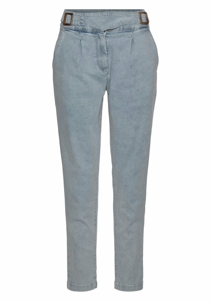 Bild 2 von Buffalo Bequeme Jeans mit Bundfalten und Schnallen