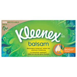 Kleenex Balsam Taschentuch Box 60 Stück