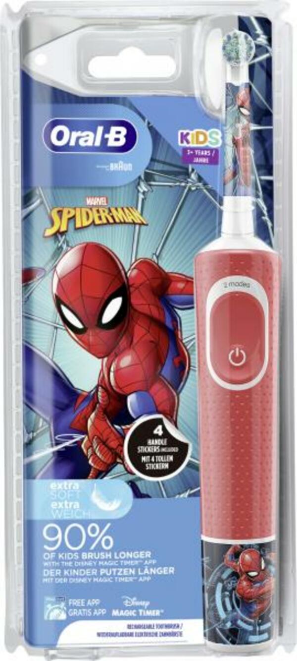 Bild 1 von Oral-B Vitality 100 Kids Spiderman Elektrische Zahnbürste