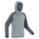 Bild 1 von Sweatshirt Herren Wandern mit Kapuze und kurzem Reißverschluss- NH150 grau