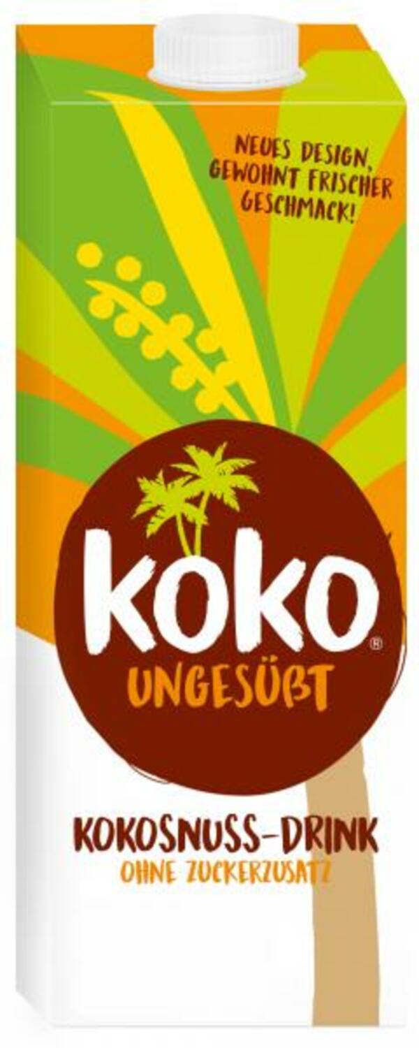 Bild 1 von Koko ungesüßt Kokosnuss-Drink pflanzliche Milchalternative