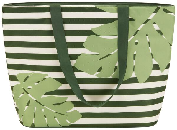 Bild 1 von Strandtasche Sunny in Grün/Weiß
