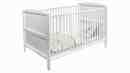 Bild 1 von Kinderbett Babybett 70 x 140 cm weiß massive Kiefer - COSIMA