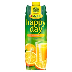 Happy Day Fruchtsaft Orange 100 % Fruchtgehalt 6 x 1 l (6 l)