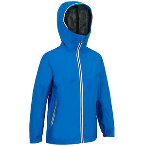 Regenjacke Segeln Kinder wasserdicht 100 blau