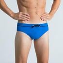 Bild 1 von Badehose Slip Herren - 100 Pep blau/schwarz