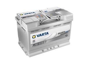 VARTA Silver Dynamic AGM Autobatterie speziell für Start-Stop-Technologie, A7 70AH 760A 278/175/190