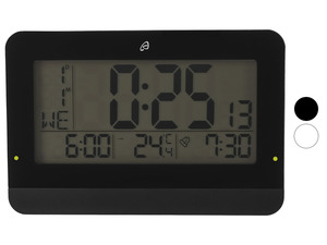 AURIOL® LCD-Funkwecker, mit Temperaturanzeige
