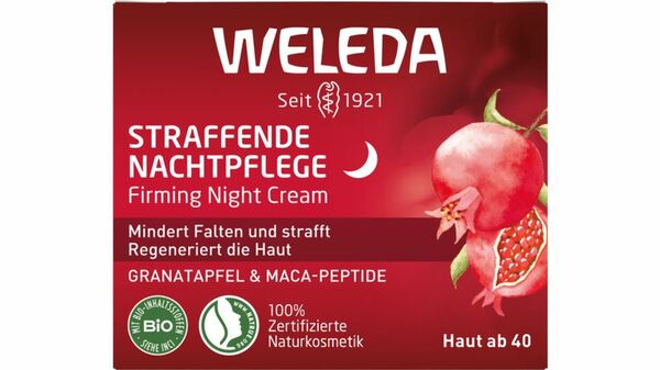 Bild 1 von WELEDA Straffende Nachtpflege Granatapfel & Maca Peptide